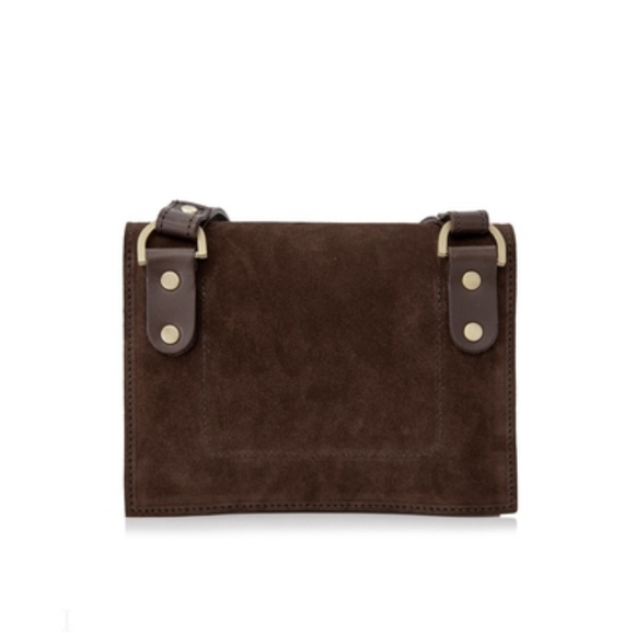 🌼 NWT Danielle Foster brown suede bag - Picture 2 of 8